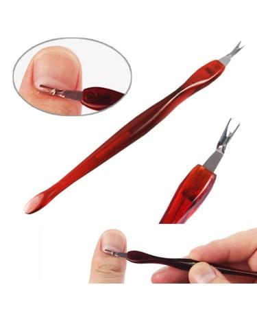 Premium 2-Part Nail Skin Pliers & Dead Skin Fork Set - Stainless Steel Nail Cutter for Perfect Toenail & Nail Care - Buy Online on GoSupps.com