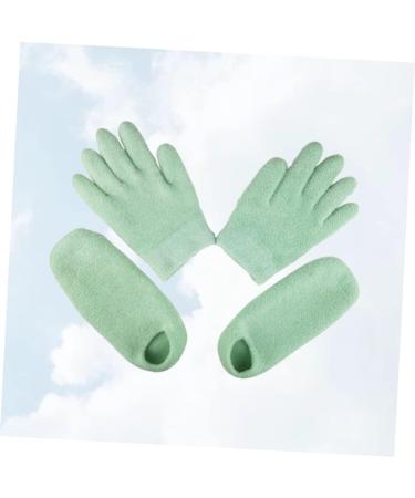 DOITOOL 3 Sets Hand Moisturizing Socks and Overnight Hand Held Mirror and Socks for Spa Treatment Moisturizing Heel Socks Hand Care Gel Valid Lotion Man Dryness - Buy Online on GoSupps.com