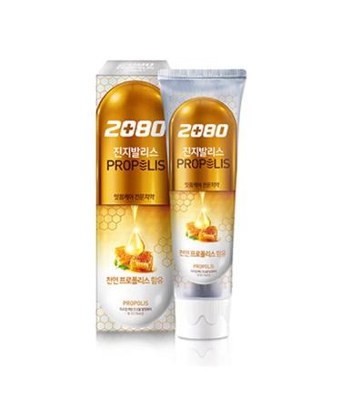 2080 Gingivalis Healthy Gum Care Toothpaste (150g (5.3 oz) x 4 Packs) Korean Oral Care (Propolis - 4 Packs)