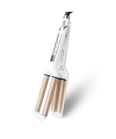 Ceramic Hair Crimper Iron Hair Waver 3 Barrel Hair Crimping Iron 0.6 inch / 16mm Perm Instant Curls,Hair Crimper and Wavers,Valentines Mothers Day Gifts for Women (Small Curls) - Buy Online on GoSupps.com