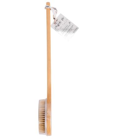 Clean Logic Wooden Handle Bristle Bath Brush - 1 Pack - Buy Online on GoSupps.com