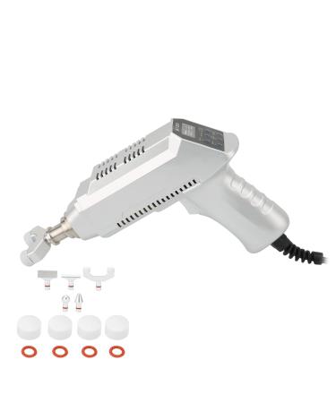 Chiropractic massage device with 6 massage heads silver