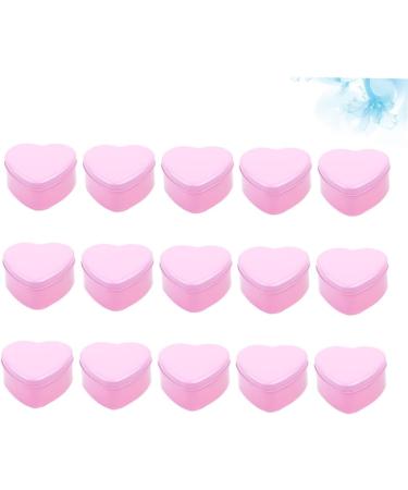 PLAFOPE Valentine Tins 15pcs Box Boxes Candy Storage Containers Portable Fashion Candy Case Candy Box Metal Small Can 9*9*4.5cm Pink - Buy Online on GoSupps.com