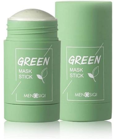 Green Clay Purifying Clay Stick Face Cover Deep Cleansing Moisturizing Facial Blackhead Remover Green Tea Face Cover Green Tea Purifying Style 1 - Buy Online on GoSupps.com