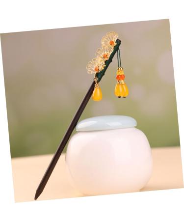 minkissy Wooden Hairpin Hair Pin Hair Barrettes Hair Clip Tassel Hair Stick Chinese Hair Sticks Hair Jewels for Women Chinese Hair Accessories Hair Sticks for Long Hair Wooden Hair Sticks 16X2.5X2CM Assorted Color - Buy Online on GoSupps.com
