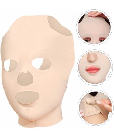 Ipetboom 1pc Thin Neck Cheek Lift Full V- Shape Slimming Belt Strap V Shaped Slimming Slim Belt for Women 50% Nylon Miss Care Makeup - Buy Online on GoSupps.com