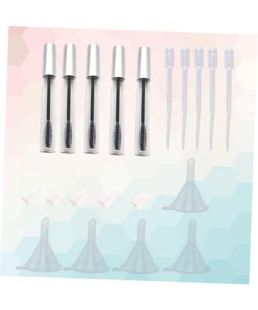 Beatifufu 5pcs clear container with lid containers with lids eyelash tube wand suite with cover travel medium As Shown - Buy Online on GoSupps.com