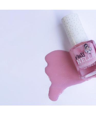 Miss Nella Cheeky Bunny Pink Glitter Peel-Off Nail Polish for Kids | Non-Toxic Water-Based & Odorless | International Shipping - Buy Online on GoSupps.com
