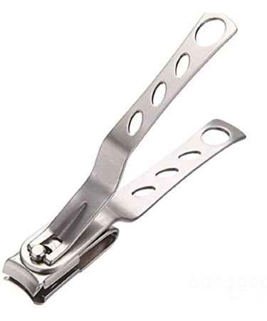 SGirl Best Precision Nail Clipper with Rotating Swivel Head - Great for Thick Nails - Extra Sharp Stainless Steel Clippers for Men Or Women (L)