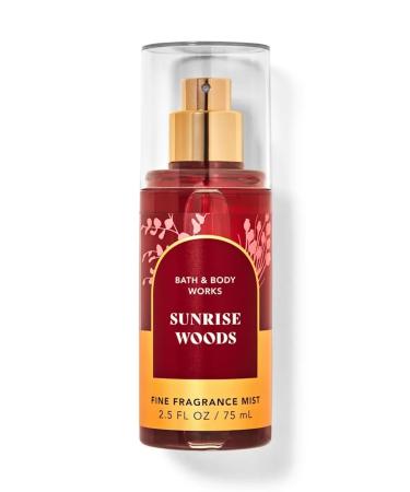 Bath & Body Works unshie Woods Fine Fragrance Mist Travel Size Mini Purse Spray 2.5 Ounce (Sunshie Woods)