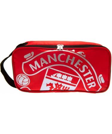 Manchester United FC Crest Boot Bag - Red | 18x7x5 | Official Merchandise - Buy Online on GoSupps.com