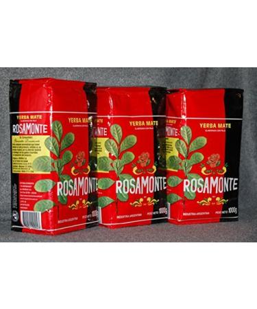 Yerba Mate Rosamonte 3 KG Argentina Green Tea Loose Leaf Bag Herbal 6.6 lb Fresh by Rosamonte