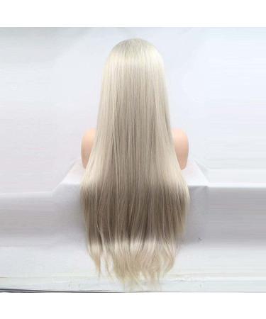 Xiweiya Blonde Lace Front Wig - Long Silky Smooth Heat-Resistant Fiber - Women s Stylish Side Parting Wig - Buy Online on GoSupps.com