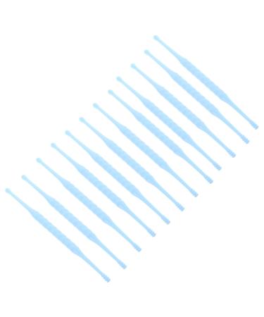 GARVALON Ear Cleaning Tool Set for Boys and Girls 12pcs Plastic Ear Wax Earbuds Cleaner Safe and Gentle for Boys and Girls Random Color