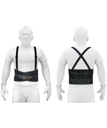 TRUPER Faja-XLX XL(44-48) Double Pull Lumbar Back Braces w/Shoulder Straps. Safety Products. 1 Pack
