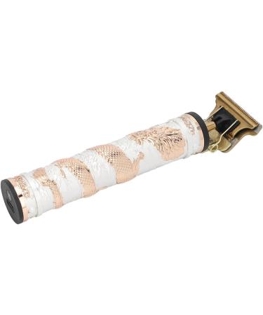 BROLEO Mens Hair Clippers Low Noise Electric Hair Clippers China Style Hair Grooming Kit Hair Trimmer Safe 1200mAh Battery Stainless Steel for Home for Gift (White Gold) - Buy Online on GoSupps.com