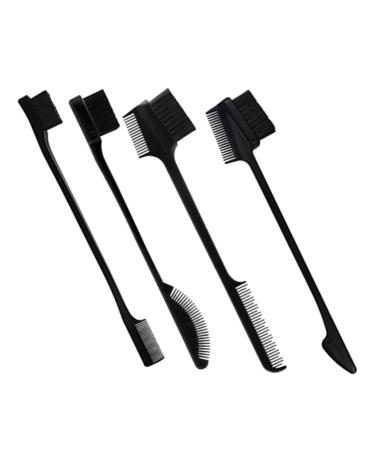 Hemoton 4pcs Eyebrow Brush Set Eyelash Kit Hairline Hairbrushes Professional Makeup Lashes Kit Makeup Eyelash Lash Mascara Lash Separator Lash Tools Abs Splitter Broken Hair Miss