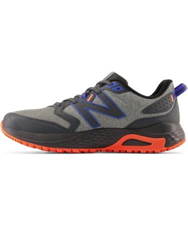 New Balance Men's 410 Trail Running Shoe - 12 Harbor Grey/Blacktop/Bright Lapis - Buy Online on GoSupps.com