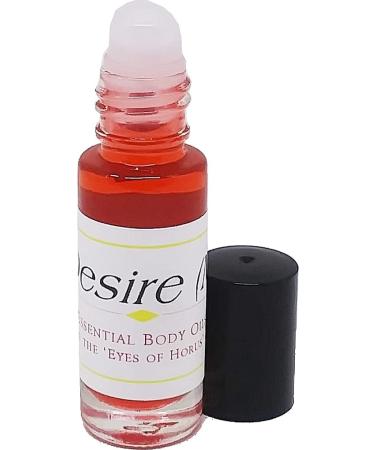 Desire - Type AD For Men Scented Body Oil Fragrance Roll-On - Red - 1/8 oz. - ID#23966 0.13 Fl Oz (Pack of 1)