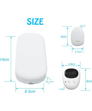 Wireless Bedwetting Alarm for Kids - USB Rechargeable 3 Modes Effective Pee Alarm for Boys & Girls - Buy Online on GoSupps.com
