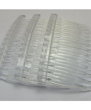 Hair Clips 20 Clear Plastic Hair Clips Side Combs Pin Barrettes 70X40mm for Ladies Clear Plastic Side Combs Pin Barrettes Blue Hair Clips - Buy Online on GoSupps.com