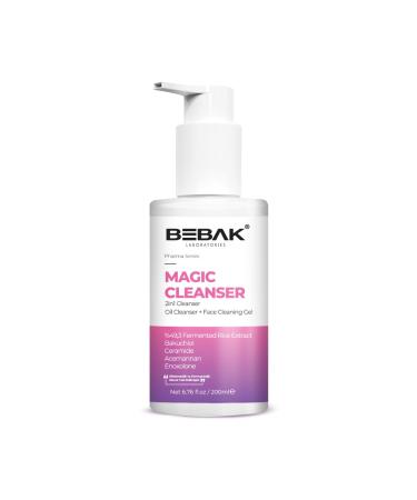 BEBAK Magic Cleanser Oil Cleanser and Face Cleaning Gel 200 ML