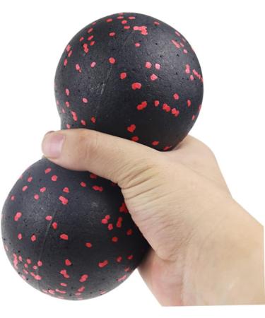 Healvian 3-St Peanut Double Owner Handicapped ID Yoga Massage Ball - Neck Massager Muscle Roller & Fitness Tool (Red 3 Pcs) - Buy Online on GoSupps.com