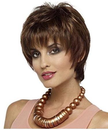 Human hair wig made of human hair in Europe and Liu Qi short decorative figure wig queen temperament