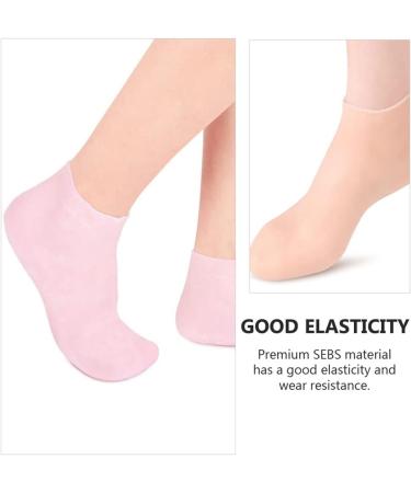 3 Pairs Gel Socks Moisturizing Socks for Women Men Stocking Heel Sleeve Women Foot Lotion Socks Anti- Moisturizing Socks for Women Care Foot Socks Sebs Heel Pad Elasticity Man 16.5x8.5cm - Buy Online on GoSupps.com