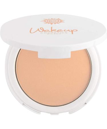 Wakeup Cosmetics - Face powder mattifying compact powder with a fine and imperceptible feel colour W2 Pastel Rose