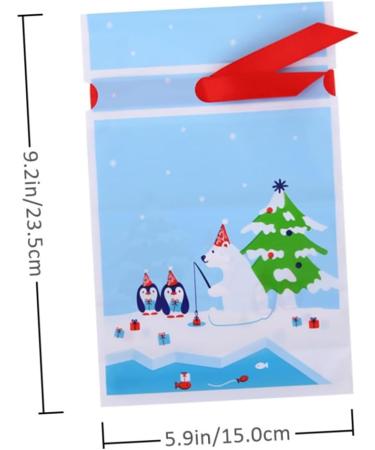 Healeved 50 Pcs Christmas Candy Wrappers Handbags Biscuit Bag Candy Handbag Christmas Bag Child - Buy Online on GoSupps.com