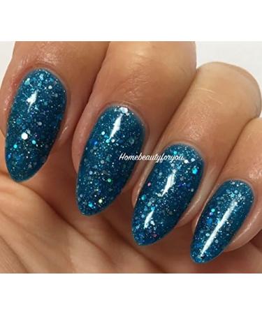 Bluesky Teal Mult iBlue Glitter Sparkle One With The Sea BLZ41 Nail Gel Polish UV LED Soak Off 10ml SPECIAL PRICE - Buy Online on GoSupps.com