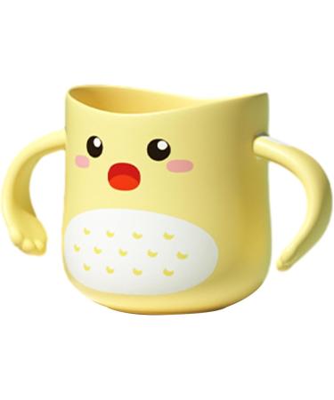 Kids Toothbrush Cup | Children's Dinosaur Mug for Tooth Brushing | Safe and Cute Tooth Brushing Accessory for Bathroom Travel and Outdoors Pochy Yellow - Buy Online on GoSupps.com