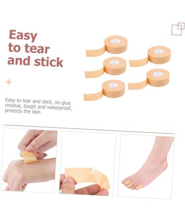 5 Rolls Heel Stickers - Non-Skid Toe Tape & Foot Care Pads | Shoe Bottom Protectors & Clear Duct Tape for High Heels - Buy Online on GoSupps.com