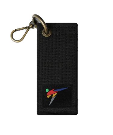 Mooto Korea World Taekwondo Black Belt Mini Key Ring Holder Chain Accessories Keyring Keychain KeyHolder MMA Martial Arts Gym School Academy (1EA)