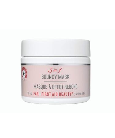 First Aid Beauty 5 in 1 Bouncy Mask: Gluten-Free Nourishing Acne Face Mask to Calm and Hydrate Skin. (1.7 ounce)