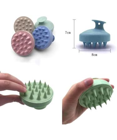 Premium Silicone Scalp Massager & Shower Brush | Hair Washing Comb for Spa & Bath | GN Color 1 Piece - Buy Online on GoSupps.com