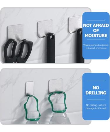 Lurrose Stainless Steel 6th Shaver Holder - High-Performance Bathroom Organizer & Shower Hook for Razors | Utility Storage Hooks - Buy Online on GoSupps.com