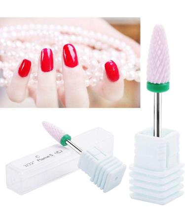 Nail shop professional nail polisher nail manicure tool 5 Types Ceramic Cylinder Shape Grinding Head Nail Drill Bit for Nail Polishing Manicure Tools(04#) - Buy Online on GoSupps.com