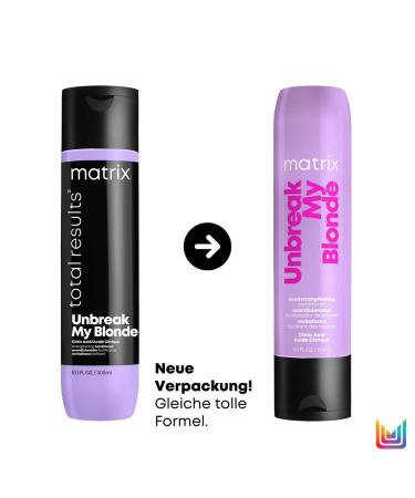 Matrix Unbreak My Blonde Conditioner 300ml | Repair Damaged & Chemically Treated Hair with Citric Acid International Shipping Available - Buy Online on GoSupps.com