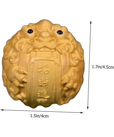 Buy Gleavi-Sornament Feng Shui Pi Yao Tea Pet | Brass Baoding Balls & Kylin Statue for Protection | International Shipping - Buy Online on GoSupps.com
