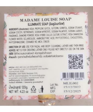 Ultimate DHL Madame Louise Soap Rose Water Bar - Nourishing Skin Moisture 4.23 Oz/Box (4 Bars) | Beautygoodshop | Free Beauty Gifts - Buy Online on GoSupps.com