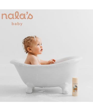 Nala's Baby Body Wash & Shampoo - Award-winning, 99% Natural, Tear-Free, Vegan - Nourishing Oat & Shea Butter - Dermatologist & Pediatrician Approved - 200ml & 400ml - Buy Online on GoSupps.com