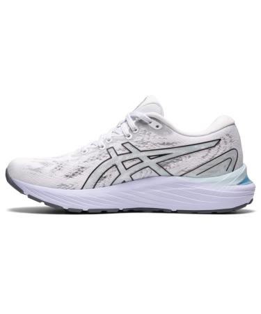 ASICS Women's Gel-Cumulus 23 Mesh Knit Running Shoes 9 White/Black