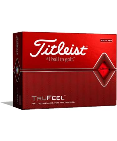 Titleist TruFeel Golf Balls Red - Buy Online on GoSupps.com