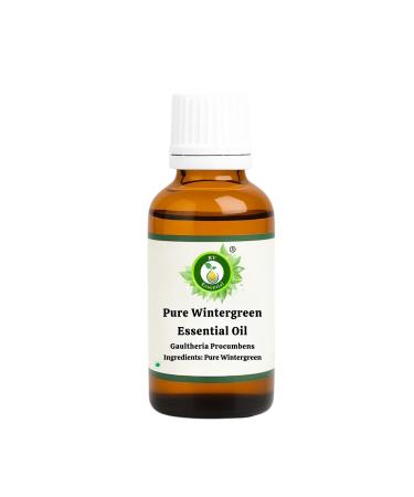R V Essential Pure Wintergreen Essential Oil 15ml (0.507oz)- Gaultheria Procumbens (100% Pure and Natural Therapeutic Grade) Wintergreen 0.51 Fl Oz (Pack of 1)