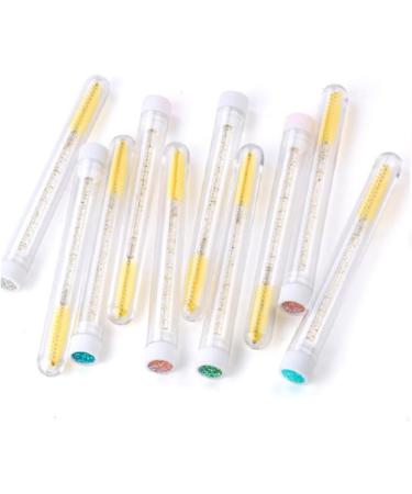 Housoutil 20 Pcs Tube Mascara Brush with Drill With Diamond Woman Eyeliner 11x1.2cmx2pcs Random Colorx2pcs - Buy Online on GoSupps.com