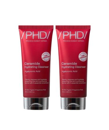 /PHD/Ceramide Hydrating Cleanser with Hyaluronic Acid | Non-Drying Gel Face Wash for All Skin Types | Gently Cleanses Hydrates & Protects Skin Barrier | Fragrance-Free | 200ml