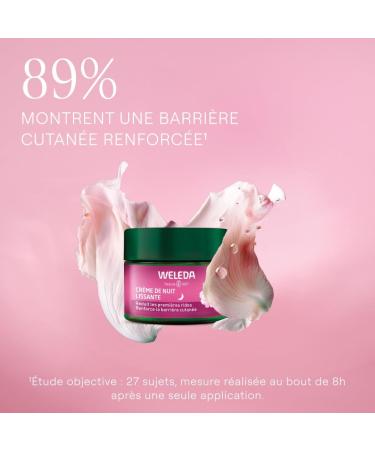 WELEDA - Smoothing Night Cream Rosehip & White Tea - NATRUE - 40ml - Buy Online on GoSupps.com