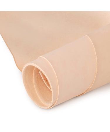 Thick Leather Sheets for Crafts Tooling Leather Square Veg Tan Leather 1.8-2.1mm Full Grain Leather Pieces Genuine Cowhide Leather for Crafts Sewing Hobby Workshop 12"x12" Veg tanned 12"x12"